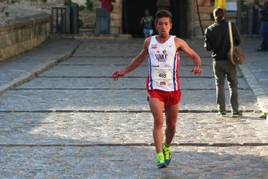 Chechu Sánchez, en la bajada del Rastrillo, en la edición del pasado año.