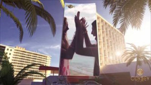 Imagen virtual de la pantalla que se instalará en el Hard Rock Hotel de Ibiza.