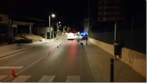 Un control de la Policía Local de Sant Josep.