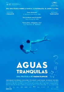 Cartel de la película japonesa 'Aguas Tranquilas', de Naomi Kawase.