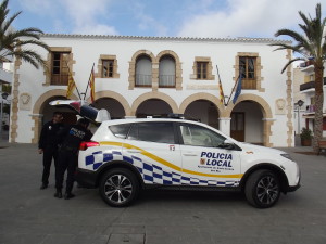 Imagen del nuevo vehículo policial.