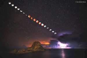 La fotografía de eclipse de José Antonio Hervas. 