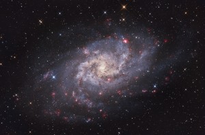 Galaxia M33. Foto: AAE