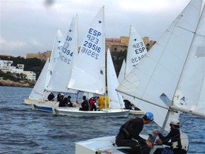 Una imagen de la regata disputada este sábado en Platja d'en Bossa.