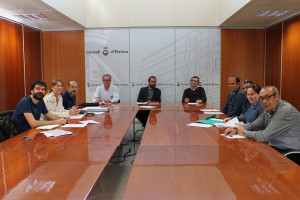 Imatge de la reunió que s'ha celebrat aquest matí al Consell.