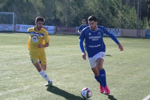 Luque, delantero del San Rafael, en el partido del miércoles frente al Alcúdia.