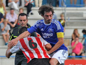 Imagen de archivo de Vicent en un partido con la camiseta del San Rafael. Foto: Fútbol Pitiuso