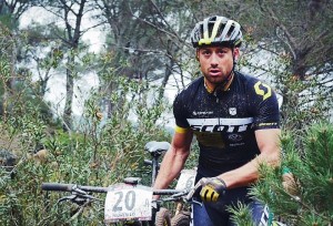 Enrique Morcillo, durante la Andalucía Bike Race 2016. Foto: Facebook 