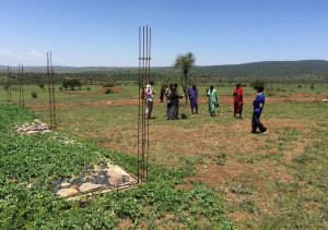 Inicio de la construcción del Aula Pepe Reina de la ONG Juntos en Tanzania