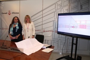 Viviana de Sans y Marta Díaz, en la rueda de prensa posterior al Consell Executiu.