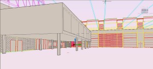 Una proyección de la nueva sala multiusos del Recinto Ferial d'Eivissa.