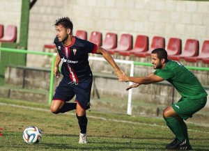 Suso, nuevo jugador del Formentera, durante un partido con el Algeciras. Foto: Algeciras CF