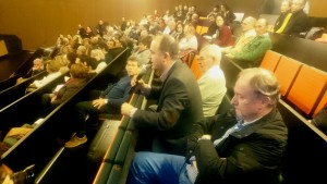 Vicent Marí, alcalde de Santa Eulària, durante el turno de preguntas.