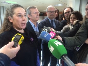 Viviana de Sans, durante la presentación de la nueva oficina. 