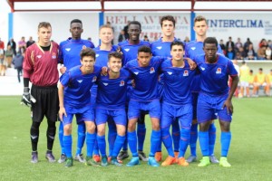 Once inicial de la selección balear Sub-16 en el partido ante Galicia.