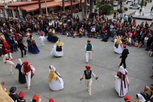 La procesión del día grande de Santa Eulària. 