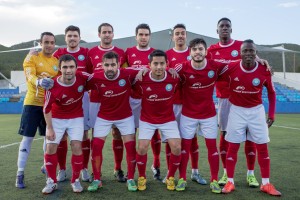 Once inicial de la UD Ibiza-Eivissa ante la Peña Deportiva B. Foto: Paco Natera