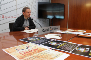 El conseller David Ribas, a la presentació d'aquest matí. 