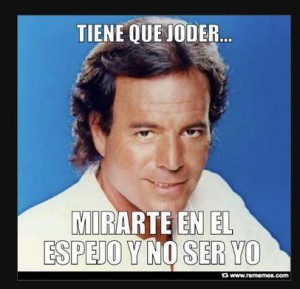 Meme de Julio Iglesias, un clásico