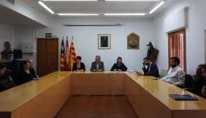 Imagen de la reunión mantenida esta tarde en el Consell de Formentera.