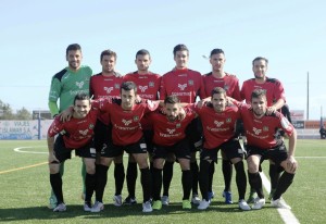 Once inicial del Formentera en el partido ante el Collerense. Foto: Kevin Cabezuelo