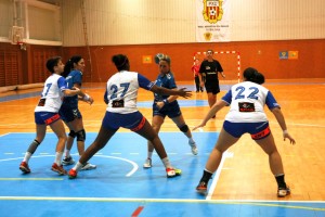 Ana Ferrer, durante un partido del Puchi de esta temporada