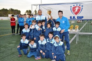 La Peña Deportiva A fue el vencedor prebenjamín en la Santa Eulària Cup.