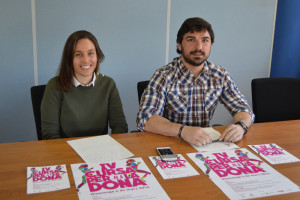 La concejala de Sant Josep, Ana Ribas, y el edil de Vila, Agustín Perea, en rueda de prensa. 