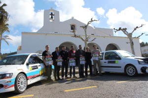 Un momento de la presentación de la I Pujada Aigües Blanques de automovilismo.