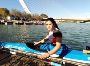 Silvia Galindo logró la novena posición en la categoría cadete en Sevilla.