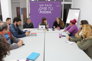 La reunión de Laura Camargo con el Consejo Ciudadano Insular de Ibiza.