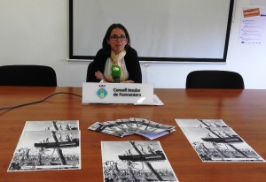 Susana Labrador, consellera de Cultura, durant la presentació del XIV concurs de fotografia Beni Trutmann.