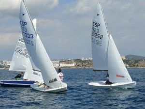 Un instante de la competición celebrada en aguas de Platja d'en Bossa