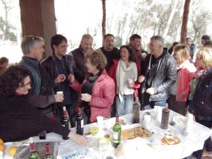 El conseller balear de Treball Iago Negueruela va assistir a la trobada-dinar del PSOE a Sant Carles.