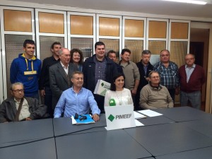 Los integrantes de la nueva Asocaicón de Concesionarios de Captaciones de Agua. 