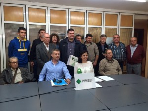 Los integrantes de la nueva Asocaicón de Concesionarios de Captaciones de Agua. 