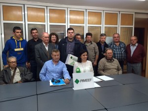 Los integrantes de la nueva Asocaicón de Concesionarios de Captaciones de Agua. Los integrantes de la nueva Asocaicón de Concesionarios de Captaciones de Agua. 