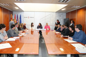 Imagen de la reunión celebrada esta mañana. 