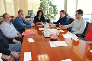 Imagen de la reunión celebrada esta mañana en el Consell d'Eivissa.