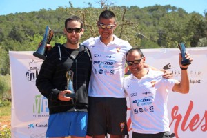 Carmie Wong, Javier Ferrer y Javier Serra, los tres primeros de la general. Foto: Max Vivares