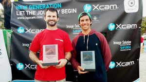 Toni Vingut y José Manuel Cardona, con sus respectivos trofeos.