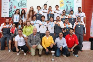 El equipo de kayak de mar del CN Sant Antoni, campeón de la 2ª prueba de la Copa Balear.