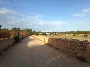 Un dels camins arreglat de Formentera.