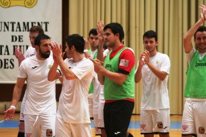 Los jugadores de la Peña Deportiva FS se despiden este sábado de su afición.