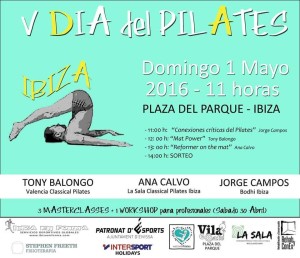 Cartell de la cinquena edició del Día del Pilates.