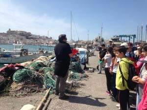 Els més petits han après avui la feint dels pescadors.