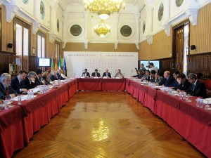 Una imagen de la reunión este jueves en Jaén de la Federación Española de Municipios.