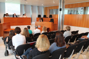 Los asistentes a la jornada técnica de Vivienda del Consell. 