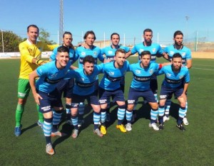 Once inicial del Ciudad de Ibiza en el partido de ida ante el Sineu.