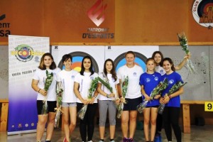 Varias de las arqueras que participaron en los torneos Guadalupe Benavides y de La Dona. 